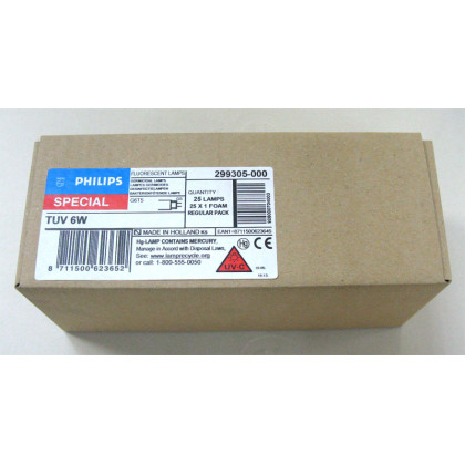 Лампа бактерицидная Philips TUV 6W G5 Фото товара Лампа бактерицидная Philips TUV 6W G5