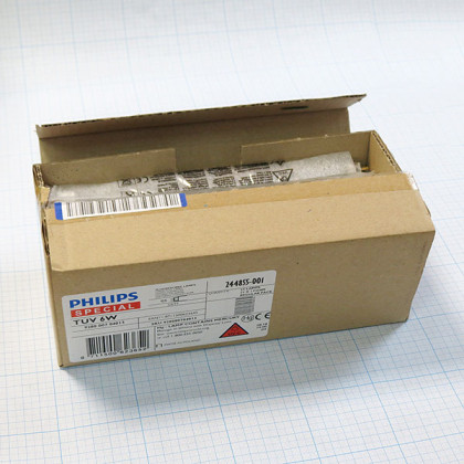 Лампа бактерицидная Philips TUV 6W G5 Фото товара Лампа бактерицидная Philips TUV 6W G5