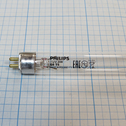 Фото товара Лампа бактерицидная УФ Philips TUV 8W