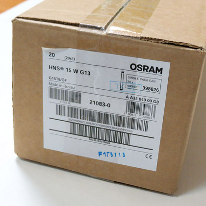 Фото товара Лампа бактерицидная Osram HNS 15 W OFR G13