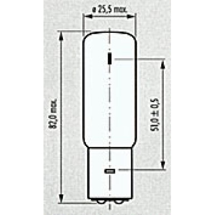 Лампа накаливания Narva 67461 LWT-M 6V 30W BA20d Фото товара Лампа накаливания Narva 67461 LWT-M 6V 30W BA20d