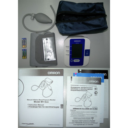 Тонометр OMRON M1 Eco Фото товара Тонометр OMRON M1 Eco