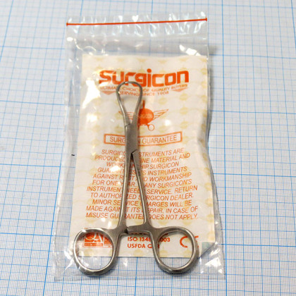 Зажим (Цапка) для операционного белья J-18-010 Фото товара Зажим (Цапка) для операционного белья J-18-010