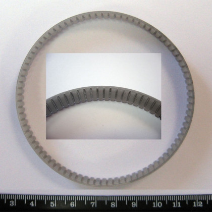 Ремень зубчатый резиновый 10 АТ3/252 Е3/8 для ИВЛ-аппарата Фаза-5 Фото товара Ремень зубчатый резиновый 10 АТ3/252 Е3/8 для ИВЛ-аппарата Фаза-5