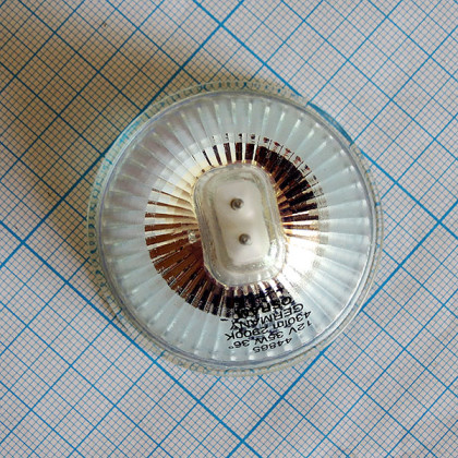 Лампа галогенная (галогеновая) Osram 44865 WFL 12V 35W GU5,3 Фото товара Лампа галогенная (галогеновая) Osram 44865 WFL 12V 35W GU5,3