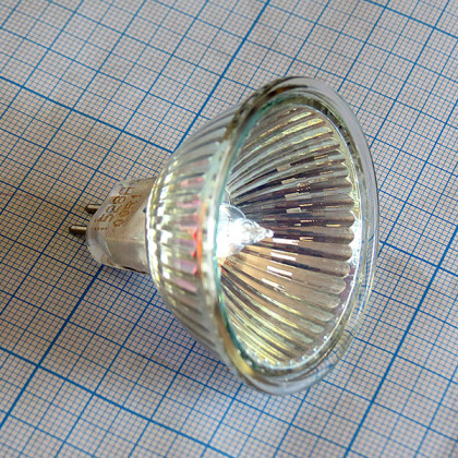 Лампа галогенная (галогеновая) Osram 44870 WFL 12V 50W GU5,3 Фото товара Лампа галогенная (галогеновая) Osram 44870 WFL 12V 50W GU5,3