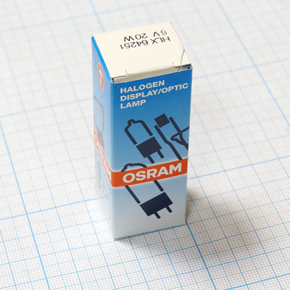 Лампа галогенная (галогеновая) Osram HLX 64251 6V 20W PG22 Фото товара Лампа галогенная (галогеновая) Osram HLX 64251 6V 20W PG22