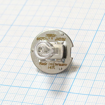 Лампа галогенная (галогеновая) Osram HLX 64251 6V 20W PG22 Фото товара Лампа галогенная (галогеновая) Osram HLX 64251 6V 20W PG22
