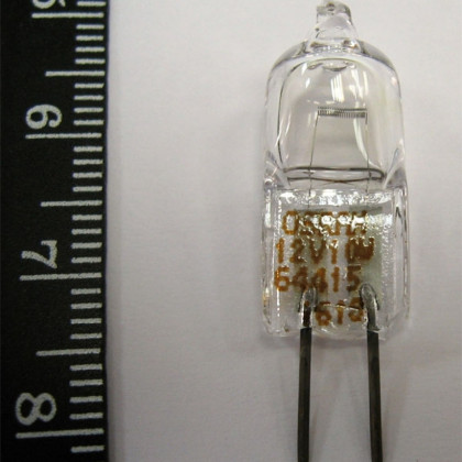 Лампа галогенная (галогеновая) Osram 64415 12V 10W G4 Фото товара Лампа галогенная (галогеновая) Osram 64415 12V 10W G4