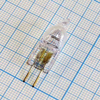 Лампа галогенная (галогеновая) Osram 64425 12V 20W G4 Фото товара Лампа галогенная (галогеновая) Osram 64425 12V 20W G4