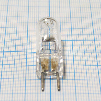 Лампа галогенная (галогеновая) Osram HLX 64640 24V 150W G6,35 Фото товара Лампа галогенная (галогеновая) Osram HLX 64640 24V 150W G6,35