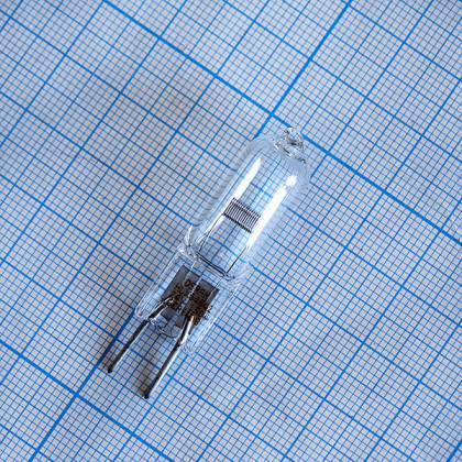 Лампа галогенная (галогеновая) Osram HLX 64642 24V 150W G6,35 Фото товара Лампа галогенная (галогеновая) Osram HLX 64642 24V 150W G6,35