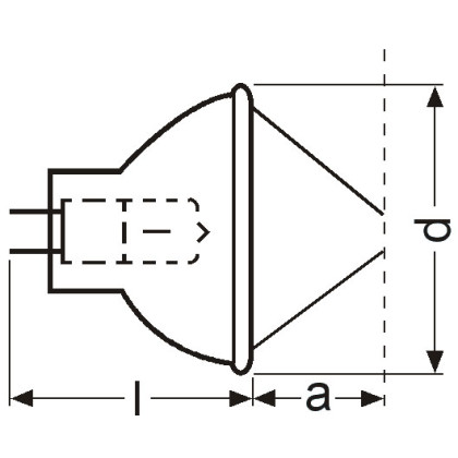 Лампа галогенная (галогеновая) Osram HLX 64653 24V 250W GX5,3 Фото товара Лампа галогенная (галогеновая) Osram HLX 64653 24V 250W GX5,3