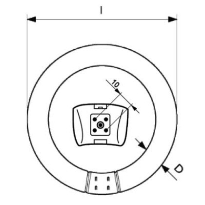 Фото товара Лампа люминесцентная Philips TL-E Circular 32W/33-640 1CT