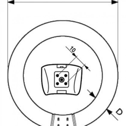 Фото товара Лампа люминесцентная Philips TL-E Circular 32W/33-640 1CT