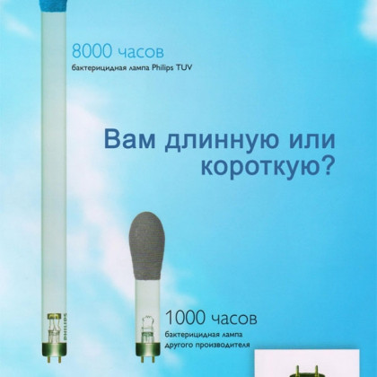 Фото товара Лампа бактерицидная Philips или Китай