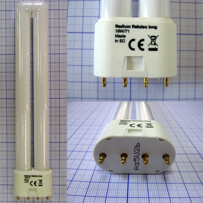 Лампа люминесцентная Radium Ralutec long 18W/71 Фото товара Лампа люминесцентная Radium Ralutec long 18W/71
