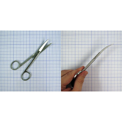 Фото товара Ножницы вертикально-изогнутые 145 мм J-22-041