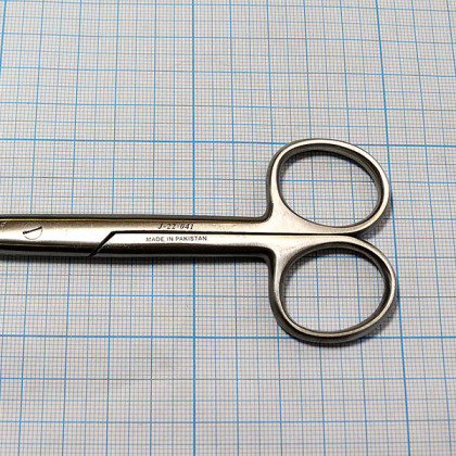 Фото товара Ножницы вертикально-изогнутые 145 мм J-22-041