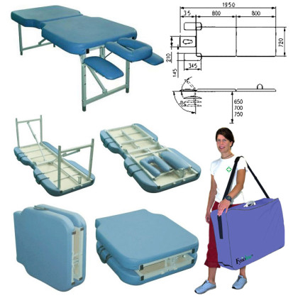 Стол массажный складной Compact Maxi Фото товара Стол массажный складной Compact Maxi