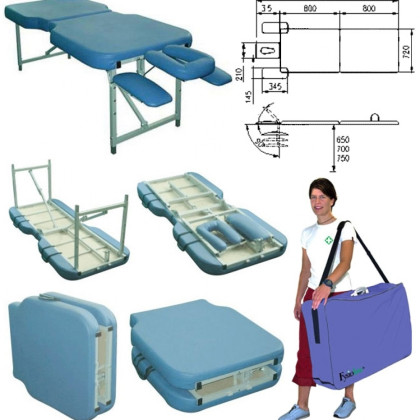 Стол массажный складной Compact Maxi Фото товара Стол массажный складной Compact Maxi