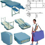 Стол массажный складной Compact Maxi Фото товара Стол массажный складной Compact Maxi