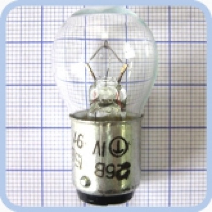 Фото товара Лампа СМ 26-15 B15d/18 самолетная накаливания