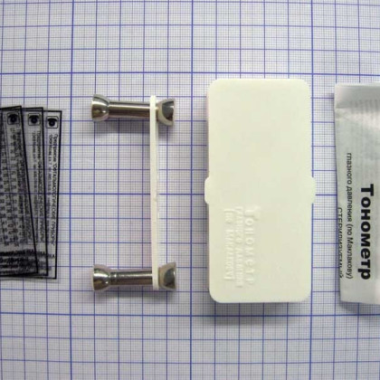 Тонометр для измерения внутриглазного давления НГм2-ОФТ-П (по Маклакову) 2х10г Фото товара Тонометр для измерения внутриглазного давления НГм2-ОФТ-П (по Маклакову) 2х10г