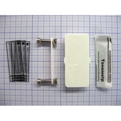 Тонометр для измерения внутриглазного давления НГм2-ОФТ-П (по Маклакову) 2х10г Фото товара Тонометр для измерения внутриглазного давления НГм2-ОФТ-П (по Маклакову) 2х10г