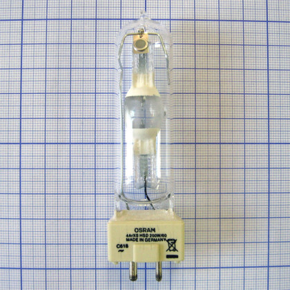 Лампа Osram 4ArXS HSD 200W/60 GY9,5 FS1 Фото товара Лампа Osram 4ArXS HSD 200W/60 GY9,5 FS1
