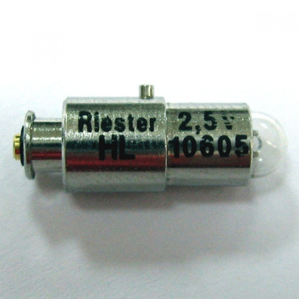 Лампа 10605 XL 2,5V для офтальмоскопа, e-scope, ri-scope® L1, L2, L3, ri-mini®, ri-derma® Riester Фото товара Лампа 10605 XL 2,5V для офтальмоскопа, e-scope, ri-scope® L1, L2, L3, ri-mini®, ri-derma® Riester