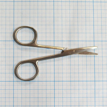 Фото товара Ножницы прямые тупоконечные 100 мм J-22-173