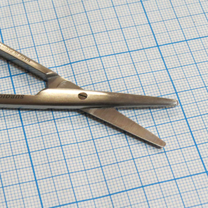 Фото товара Ножницы прямые тупоконечные 100 мм J-22-173