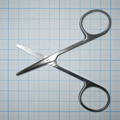 Фото товара Ножницы прямые тупоконечные 100 мм J-22-173