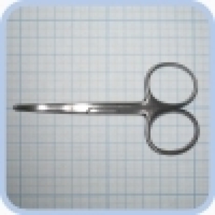 Фото товара Ножницы изогнутые тупоконечные 100 мм J-22-174