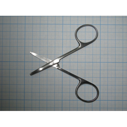 Фото товара Ножницы изогнутые тупоконечные 100 мм J-22-174