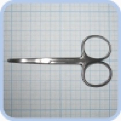 Фото товара Ножницы изогнутые тупоконечные 100 мм J-22-174