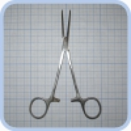 Зажим кровоостанавливающий зубчатый прямой №1 J-17-051 Фото товара Зажим кровоостанавливающий зубчатый прямой №1 J-17-051