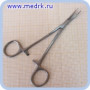 Зажим кровоостанавливающий Москит изогнутый J-17-058 Фото товара Зажим кровоостанавливающий Москит изогнутый J-17-058