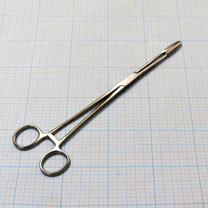 Корнцанг прямой J-18-046 (Surgicon) Фото товара Корнцанг прямой J-18-046 (Surgicon)