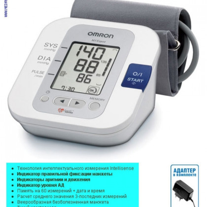 Тонометр автоматический Omron M3 Expert Фото товара Тонометр автоматический Omron M3 Expert