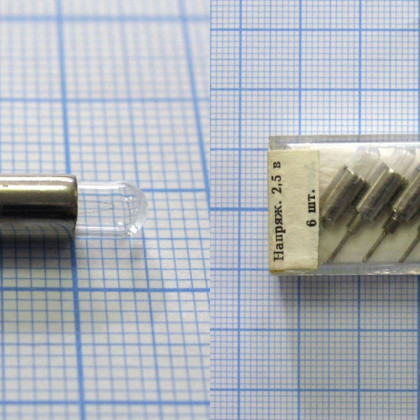 Фото товара Лампа накаливания миниатюрная ММ 3-3