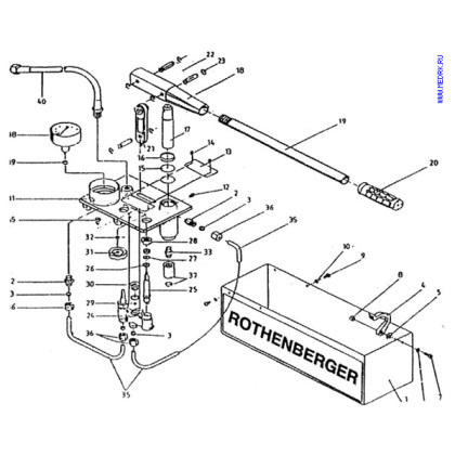Насос опрессовочный Rothenberger RP-50 Фото товара Насос опрессовочный Rothenberger RP-50