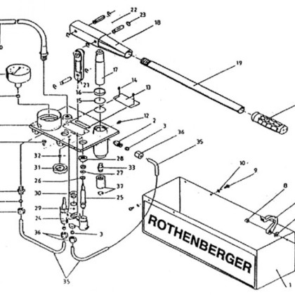 Насос опрессовочный Rothenberger RP-50 Фото товара Насос опрессовочный Rothenberger RP-50