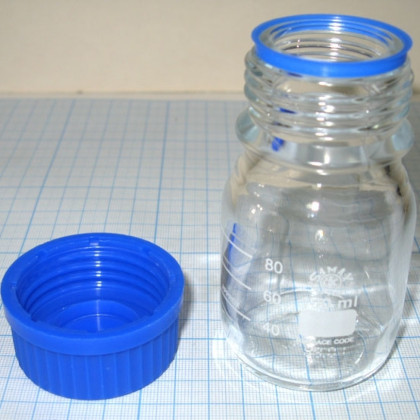 Банка для лабораторных реагентов Simax Kavalier 100 мл Фото товара Банка для лабораторных реагентов Simax Kavalier 100 мл