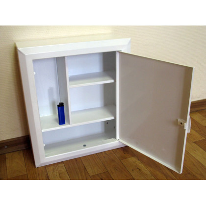 Аптечка 2 металлическая настенная (330х280х140) Фото товара Аптечка 2 металлическая настенная (330х280х140)