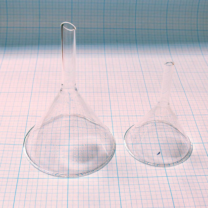 Воронки лабораторные тип В стекло ХС Фото товара Воронки лабораторные тип В стекло ХС