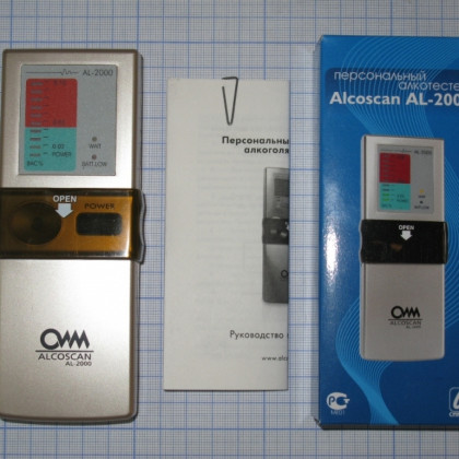 Алкотестер Alcoscan AL-2000 Фото товара Алкотестер Alcoscan AL-2000