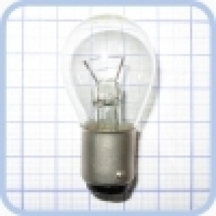 Лампа накаливания самолетная СМ 28-20 B15d/18 Фото товара Лампа накаливания самолетная СМ 28-20 B15d/18