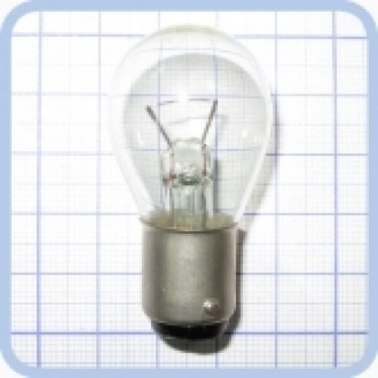 Лампа накаливания самолетная СМ 28-20 B15d/18 Фото товара Лампа накаливания самолетная СМ 28-20 B15d/18